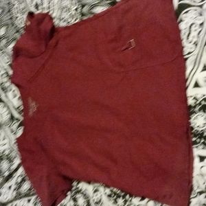 Grey's Anatomy active wear maroon scrub top M